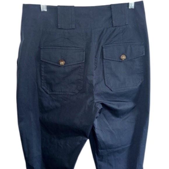 Veronica Beard Mahary Career Pants Navy 6 Office Siren Academia Preppy - Picture 10 of 15